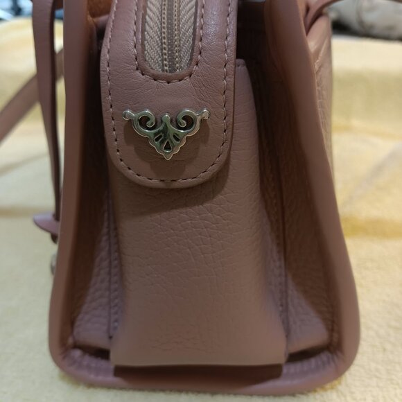 Genuine Brighton Shoulder Bag, Lt. Pink Alligator - Picture 7 of 7